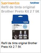 Refil de tinta original Brother Preto Kit 2 7 5K (Figura somente ilustrativa, no representa o produto real)