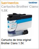 Cartucho de tinta original Brother Ciano 1.5K (Figura somente ilustrativa, no representa o produto real)