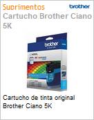 Cartucho de tinta original Brother Ciano 5K  (Figura somente ilustrativa, no representa o produto real)