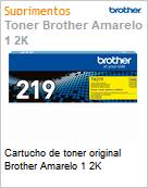 Cartucho de toner original Brother Amarelo 1 2K  (Figura somente ilustrativa, no representa o produto real)