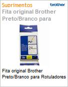 Fita original Brother Preto/Branco para Rotuladores (Figura somente ilustrativa, no representa o produto real)