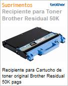 Recipiente para Cartucho de toner original Brother Residual 50K pags (Figura somente ilustrativa, no representa o produto real)