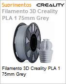 Filamento 3D Creality PLA 1 75mm Grey (Figura somente ilustrativa, no representa o produto real)