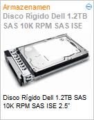 Disco Rgido Dell 1.2TB SAS 10K RPM SAS ISE 2.5  (Figura somente ilustrativa, no representa o produto real)