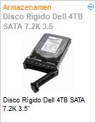 Disco Rgido Dell 4TB SATA 7.2K 3.5  (Figura somente ilustrativa, no representa o produto real)
