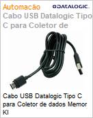 Cabo USB Datalogic Tipo C para Coletor de dados Memor KI (Figura somente ilustrativa, no representa o produto real)