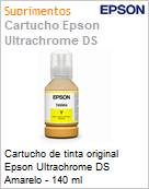 Cartucho de tinta original Epson Ultrachrome DS Amarelo - 140 ml (Figura somente ilustrativa, no representa o produto real)