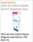 Refil de tinta original Epson Magenta para Stylus L200 Bulk-Ink (Figura somente ilustrativa, no representa o produto real)