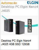 Desktop PC Elgin Nano4 J4025 4GB SSD 128GB  (Figura somente ilustrativa, no representa o produto real)
