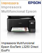 Impressora Multifuncional Tanque de tinta Epson EcoTank L3250 Direct EcoFit  (Figura somente ilustrativa, no representa o produto real)