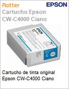 Cartucho de tinta original Epson CW-C4000 Ciano (Figura somente ilustrativa, no representa o produto real)