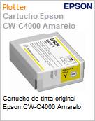 Cartucho de tinta original Epson CW-C4000 Amarelo (Figura somente ilustrativa, no representa o produto real)