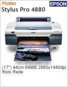 SP4880K3 - Impressora de Grande Formato Plotter Stylus Pro Epson 4880 at A2 (17") 44cm 64MB 2880x1440dpi Rolo Rede