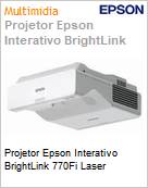 Projetor Epson Interativo BrightLink 770Fi Laser  (Figura somente ilustrativa, no representa o produto real)