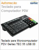 Teclado para Desktop PC PDV Gertec TEC 55 USB  (Figura somente ilustrativa, no representa o produto real)