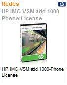 JF398A - Aruba HPE IMC VSM add 1000-Phone License