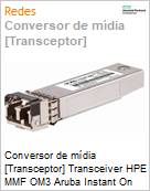 Conversor de mdia [Transceptor] Transceiver HPE MMF OM3 Aruba Instant On 10G SFP+ LC SR 300 m (Figura somente ilustrativa, no representa o produto real)