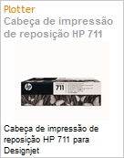Cabea de impresso original HP 711 para DesignJet  (Figura somente ilustrativa, no representa o produto real)