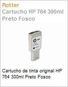 Cartucho de tinta original HP 764 Preto Fosco PLUK 300ml  (Figura somente ilustrativa, no representa o produto real)