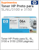 C3906A - Cartucho de toner original HP Preto para 5L 6L 3100 e 3150 (2500 pginas)