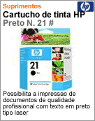 C9351AL - Cartucho de tinta original HP 21 Preto 5ml para HP DeskJet D13xx D14xx D1560 D23xx D24xx F3xx F1100 F21x x F2280 F41x x 39xx PSC 1410 Offcejet J3680 4315
