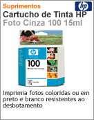 C9368AL - Cartucho de tinta original HP 100 Cinza Fotogrfico 15ml para DeskJet 460 6xxx 9800 OfficeJet H470 J6480 6310 7xxx Photosmart B8350 C4xxx C5xxx D5xxx 3xx 42x 475 2x xx 7850 8xxx