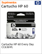 CC636WL - Cartucho de tinta original HP 60 Every Day CC636WL