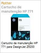 Cartucho de manuteno original HP 771 PLUK  (Figura somente ilustrativa, no representa o produto real)
