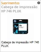 Cabea de impresso original HP 746 PLUK (Figura somente ilustrativa, no representa o produto real)