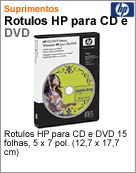 Q8046A - Rotulos HP para CD e DVD
