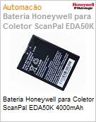 Bateria Honeywell 4000MAH para Coletor de dados EDA50K  (Figura somente ilustrativa, no representa o produto real)