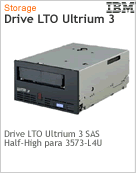 35738047LTO3SASHHL4U - Unidade de fita LTO Ultrium 3 SAS Half-High para 3573-L4U