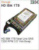 42D0547 - Unidade de Disco Rgido (HD) 1TB IBM Near Line SAS 7.200 rpm 3.5