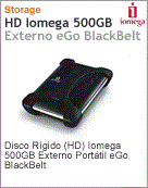 34621 - Unidade de Disco Rgido (HD) Externo 500GB Lenovo EMC Iomega Porttil eGo BlackBelt