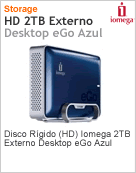 34822 - Unidade de Disco Rgido (HD) Externo 2TB Lenovo EMC Iomega Desktop eGo Midnight Blue