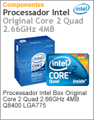 BX80580Q8400 - Processador Box Original Core 2 Quad 2.66GHz 4MB Q8400 LGA775