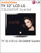 32LG60UR - Televiso 32" LCD LG 32LG60UR Scarlet