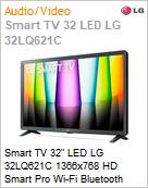 Smart TV 32 LED LG 32LQ621C 1366x768 HD Smart Pro Wi-Fi Bluetooth Modo Hotel  (Figura somente ilustrativa, no representa o produto real)