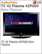 42PG60 - Televiso 42" Plasma LG 42PG60 New Plasma