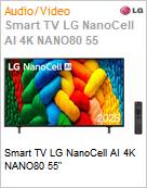 Smart TV LG NanoCell AI 4K NANO80 55  (Figura somente ilustrativa, no representa o produto real)