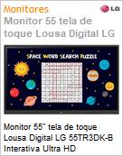 Monitor 55 tela de toque Lousa Digital LG 55TR3DK-B Interativa Ultra HD  (Figura somente ilustrativa, no representa o produto real)