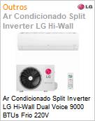 Ar Condicionado Split Inverter LG Hi-Wall Dual Voice 9000 BTUs Frio 220V  (Figura somente ilustrativa, no representa o produto real)