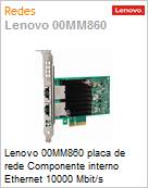 Placa de rede Lenovo Ethernet 10000 Mbit/s (Figura somente ilustrativa, no representa o produto real)