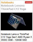 Chromebook Lenovo ThinkPad Yoga C13 Gen1 AMD Ryzen 5 3500C 8GB - 128GB SSD 13,3 Full HD IPS Multitouque Chrome OS (Figura somente ilustrativa, no representa o produto real)