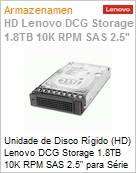 Unidade de Disco Rgido (HD) 1.8TB Lenovo DCG Storage 10K RPM SAS 2.5 para Srie DE (Figura somente ilustrativa, no representa o produto real)