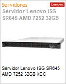 Servidor Lenovo ThinkSystem SR645 ISG AMD Epyc 7252 Octa-Core (3.1GHz 64MB Cache) 32GB DDR4 Sem HD RAID 930-8i 2GB RPS 750W [x2] Rack 1U Xclarity 3 Anos On-Site (Figura somente ilustrativa, no representa o produto real)