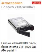 Unidade de Disco Rgido (HD) 1TB Lenovo disco rgido interno 3.5 SATA serial III (Figura somente ilustrativa, no representa o produto real)