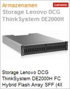 Storage Lenovo DCG ThinkSystem DE2000H FC Hybrid Flash Array SFF (4X 16GB FC BASE PORTS 4X 16GB SFPS 4X 5 M LC-LC MMF CABLES) (Figura somente ilustrativa, no representa o produto real)
