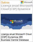 Licena mensal Cloud [CSP NCE] Microsoft Dynamics 365 Business Central Database Capacity Overage (Nonprofit Staff Pricing)  (Figura somente ilustrativa, no representa o produto real)