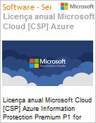 Licena anual Cloud [CSP NCE] Microsoft Azure Information Protection Premium P1 for Faculty Academic [Educacional]  (Figura somente ilustrativa, no representa o produto real)